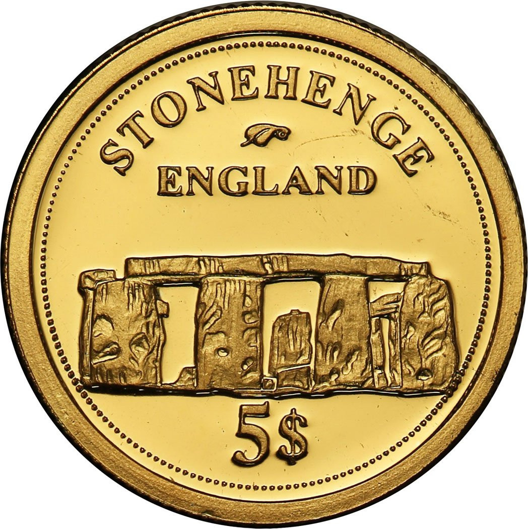Wyspy Fidżi 5 dolarów 2006 Stonehenge